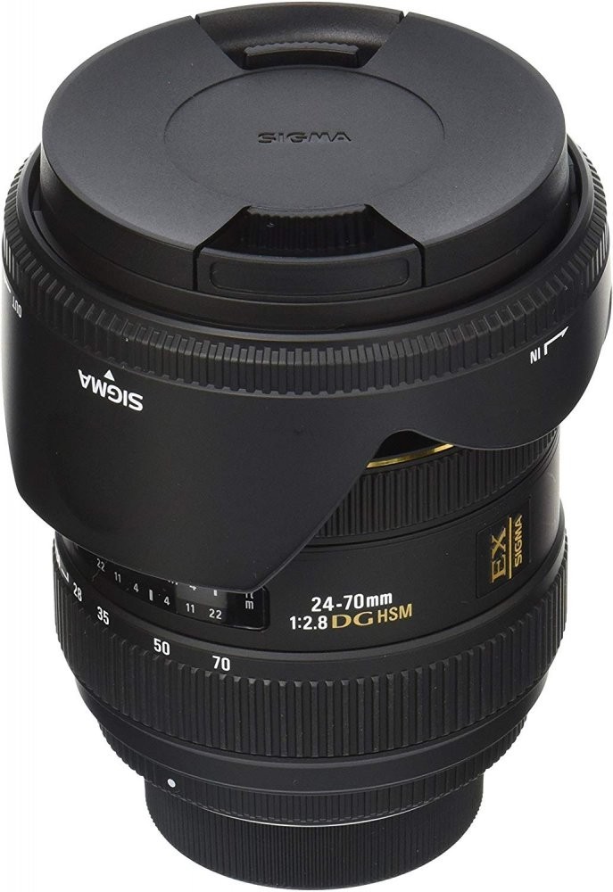 SIGMA シグマ 24-70mm F2.8 IF EX DG HSM キヤノン用 交換レンズ - 最