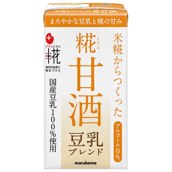 マルコメ プラス糀 糀甘酒LL 豆乳ブレンド 125ml 紙パック × 36本の商品画像