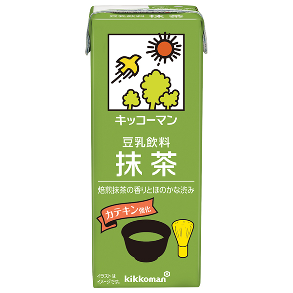 キッコーマン 豆乳飲料 抹茶 200ml 紙パック × 36本の商品画像