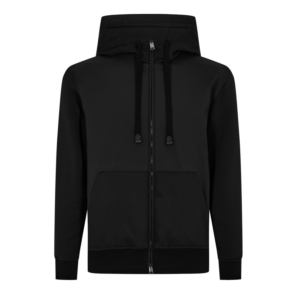  Brioni (BRIONI) мужской флис tops Brioni Full Zip Flee Sn34 (Black)