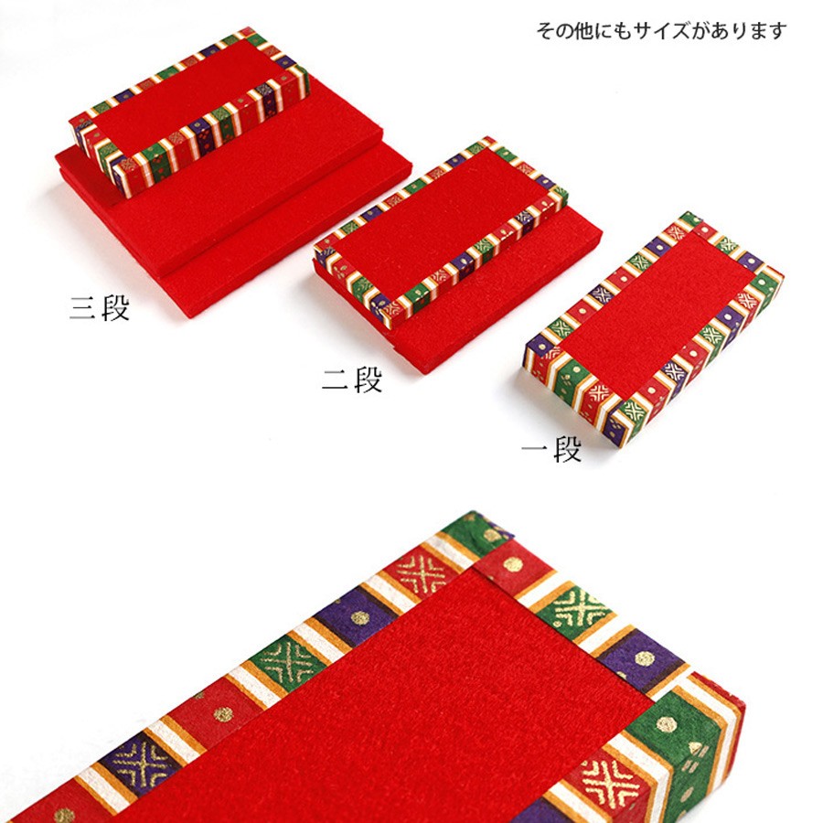 ミニひな壇 三段 : 布がたり ヤフー店 - 通販 - Yahoo!ショッピング