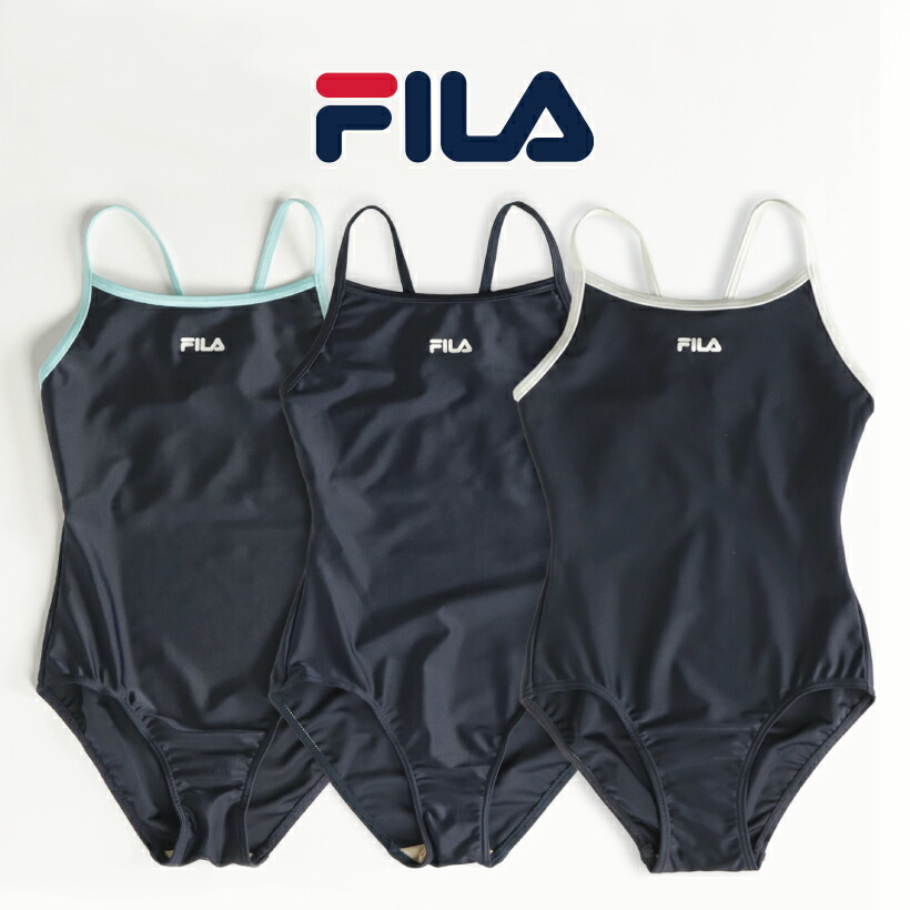  девочка купальный костюм One-piece темно-синий FILA filler Kids школьный купальник ученик начальной школы ученик неполной средней школы женщина . женщина плавание 120670