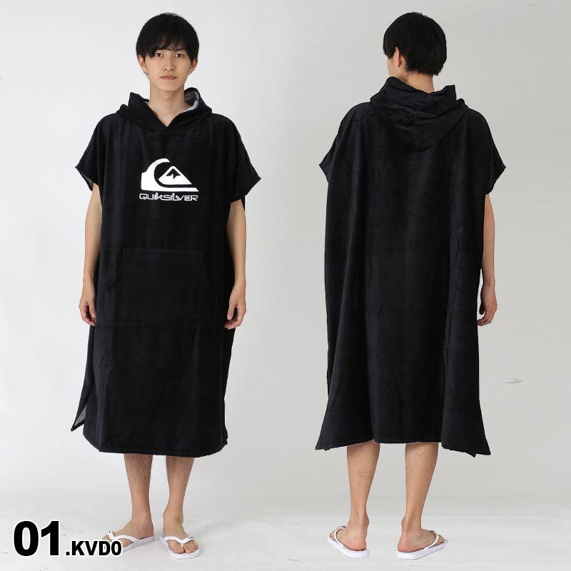 21年製 Quiksilver クイックシルバー ポンチョ お着替えポンチョ タオル サーフィン Uresuji Shouhin Kanematsuusa Com