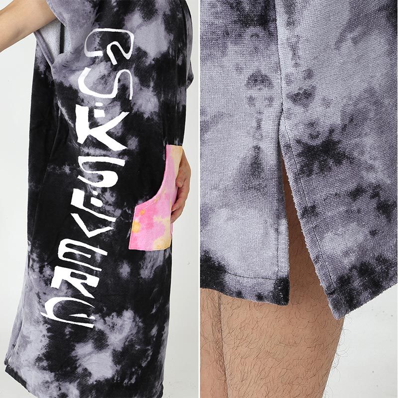 市場 サーフィン 男性 海水浴 サーファー オシャレ タオル お着替え ブランド かっこいい ポンチョ クイックシルバー Quiksilver メンズ