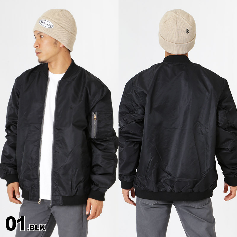 VOLCOM/ボルコム メンズ MA-1 ジャケット A1632101 アウタージャケット 防寒 フライトジャケット 上着 男性用の通販 | OC STYLE公式ストア VOLCOM/ボルコム メンズ MA-1 ジャケット A1632101 アウタージャケット 防寒 フライトジャケット 上着 男性用の通販 | OC STYLE公式ストア