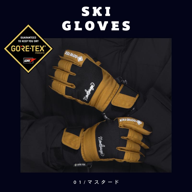 GORE-TEX Gore-Tex лыжи перчатка snow перчатка 5 пальцев женский мужской сноуборд сноуборд защищающий от холода namelessage AGE-410S