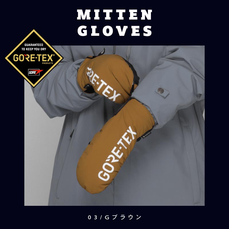GORE-TEX Gore-Tex snowboard ski mitten glove inner attaching glove lady's men's snowboard protection against cold waterproof AGE-32M