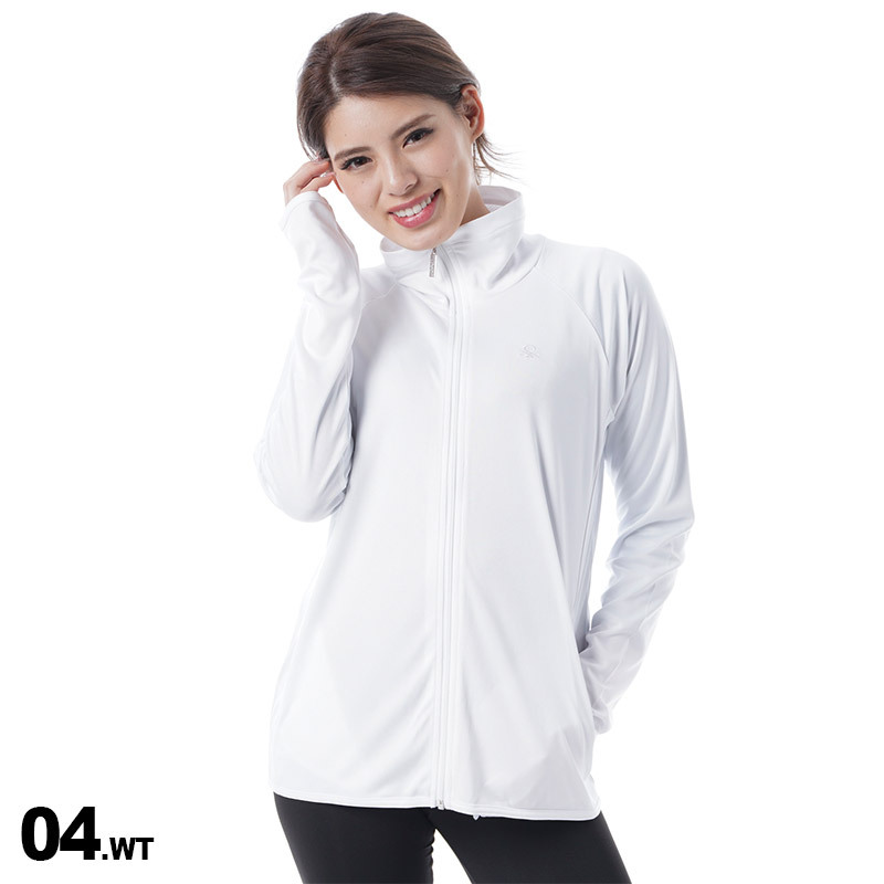 Benetton ベネトン レディース ラッシュガード ジップアップ 0 ラッシュパーカー Uvカット 紫外線カット Upf5の通販 Oc Style