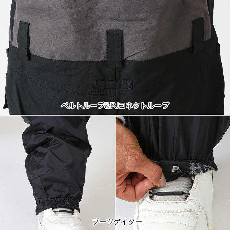 686/シックスエイトシックス メンズ スノーボードウェア ビブパンツ