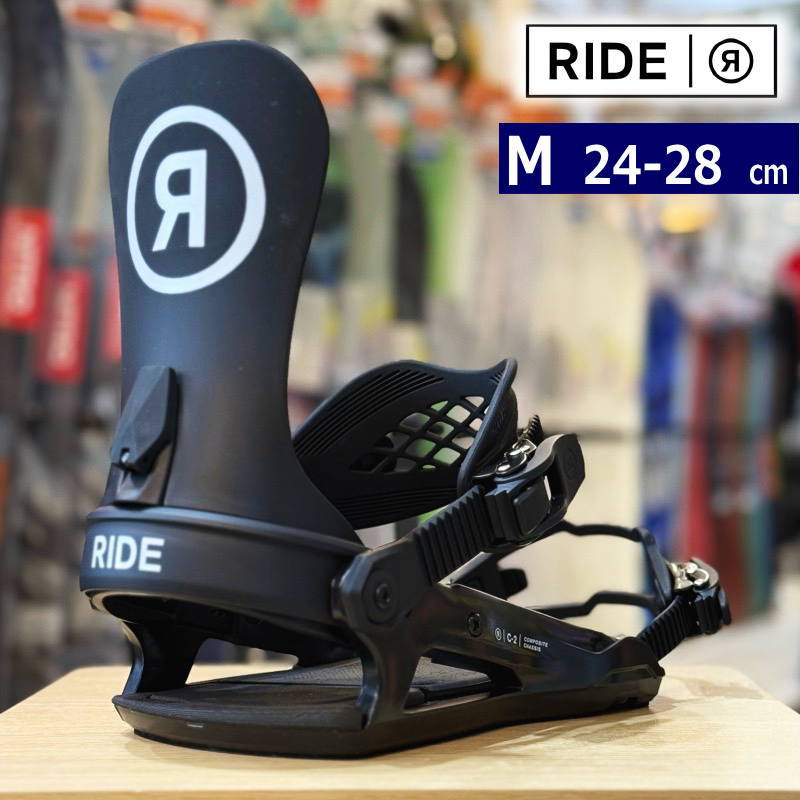 RIDE RIDE C-2 24-25 Mサイズ （ブラック） スノーボード ビンディング