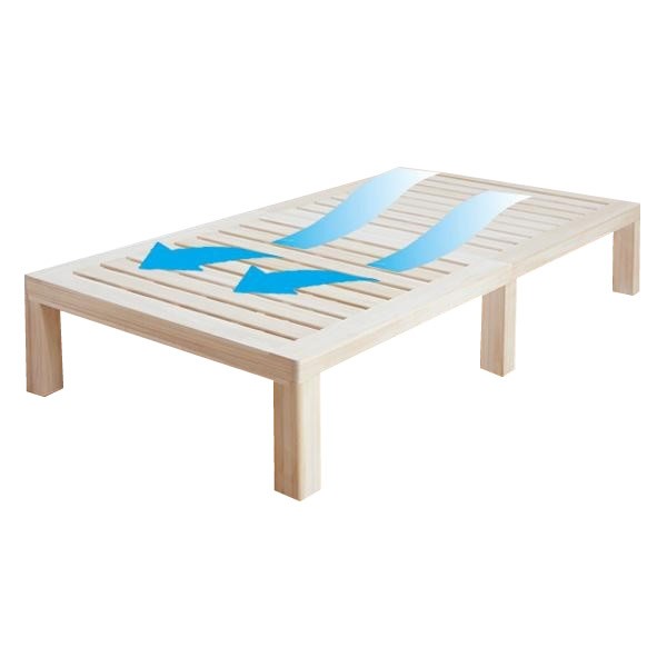 サン・ハーベスト 総桐ステージ すのこベッド シングル LS-500S 総桐