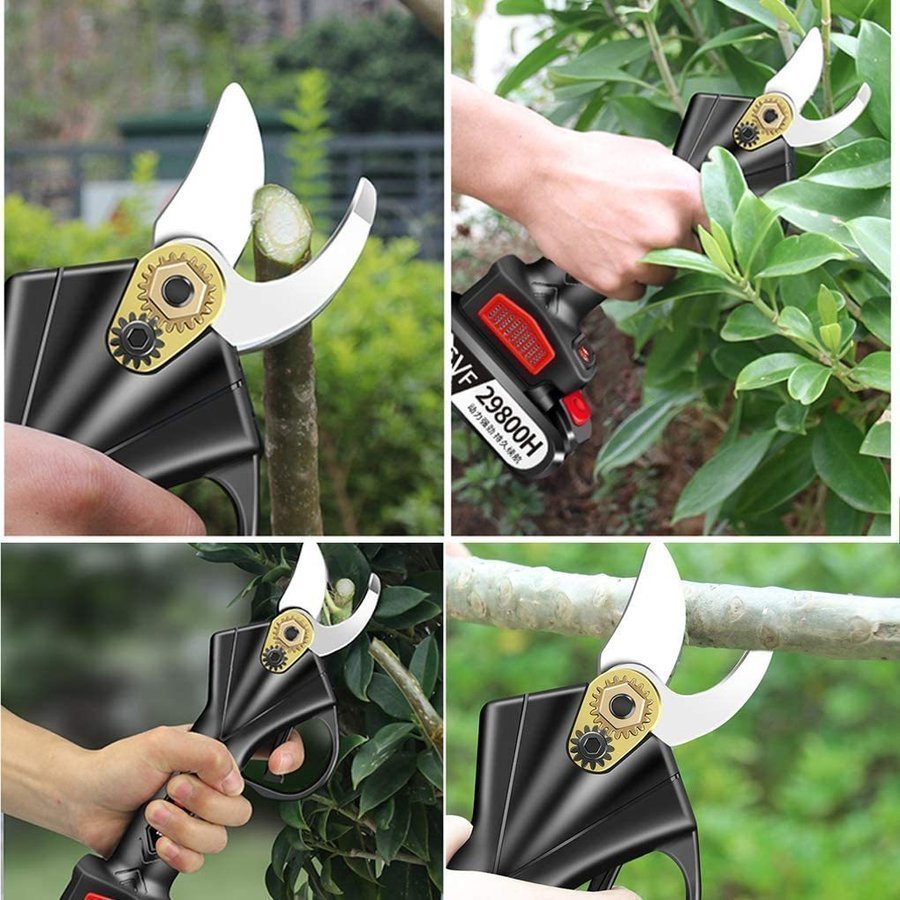  electric pruning scissors branch cut . pruning scissors electric powerful rechargeable cordless light weight Professional cordless cutting diameter 30mm(1.2Inch) gardening supplies recommendation 