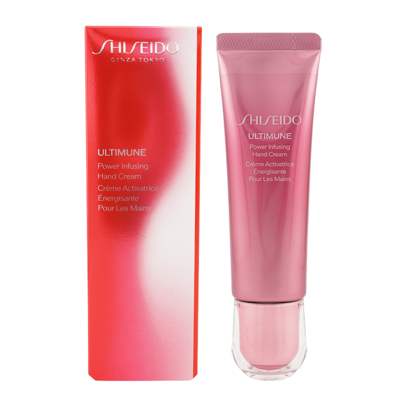  Shiseido SHISEIDO arte . Mu n power Rising hand cream 50g green floral style. fragrance [ gift wrapping correspondence ]