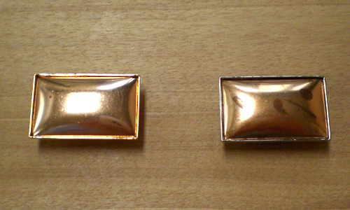 ku.. metal fittings obidome metal fittings rectangle (no6) Gold (H)_5a_