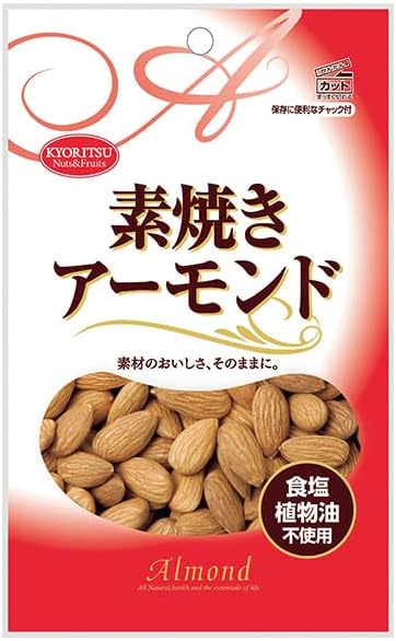 共立食品 共立食品 素焼きアーモンド チャック付 80g×10 アーモンドの商品画像