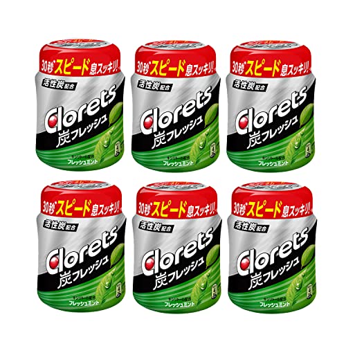 Clorets クロレッツ 炭フレッシュ フレッシュミント ボトル 127g