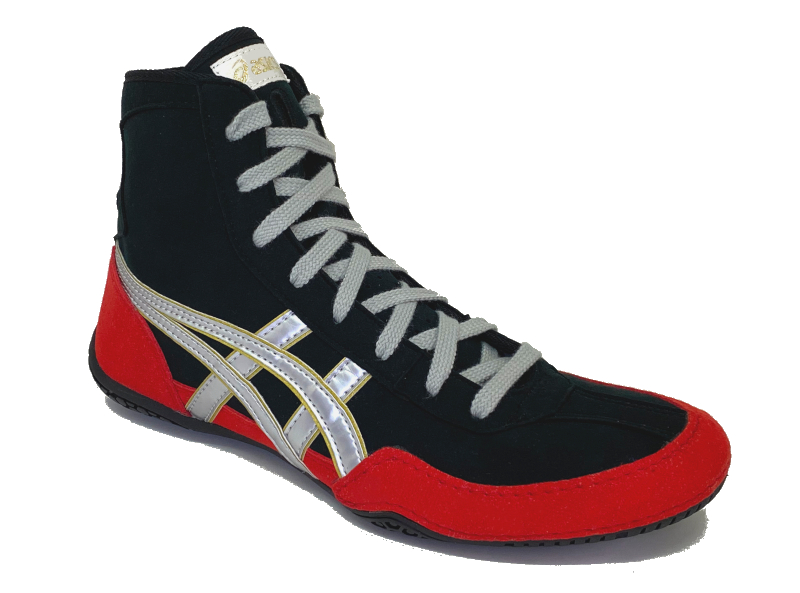  Asics рестлинг обувь SPO наличие модель 1083A001 (90239394) BLACK/RED/SILVER