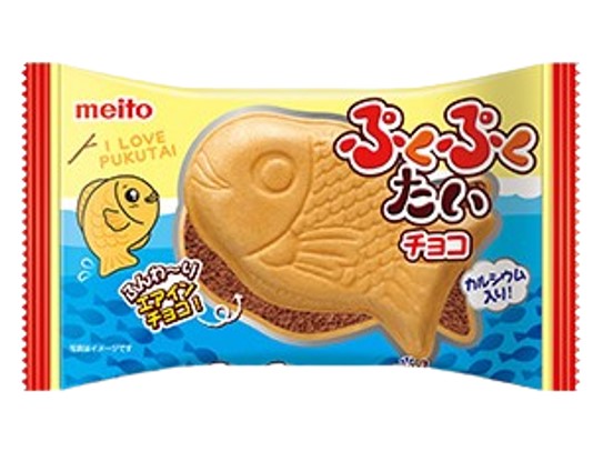 meito 名糖産業 ぷくぷくたい エアインチョコ 1個入×10個 チョコ