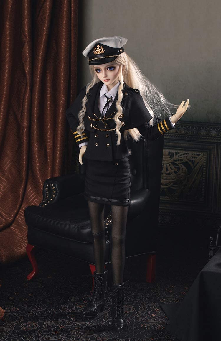 1/3 BJD кукла полный военная одежда подросток девушка 24 дюймовый SD кукла, волосы joint имеется шаровое соединение лицо макияж подарок коллекция оборудование орнамент мода кукла ручной работы 