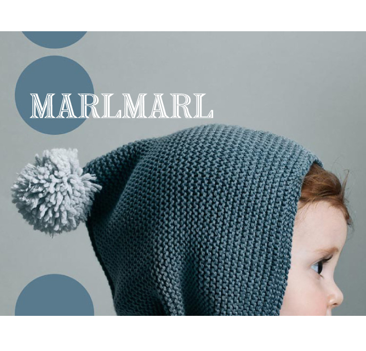  Maar Maar вязаный капот MARLMARL knit bonnet шляпа baby девочка мужчина празднование рождения подарок бесплатная доставка 