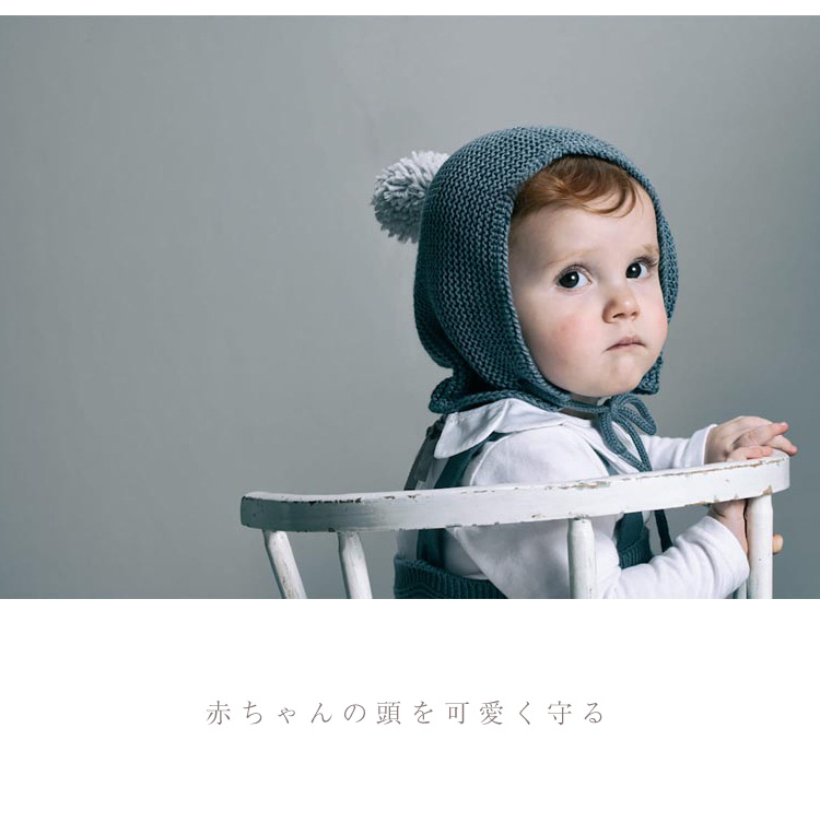  Maar Maar вязаный капот MARLMARL knit bonnet шляпа baby девочка мужчина празднование рождения подарок бесплатная доставка 