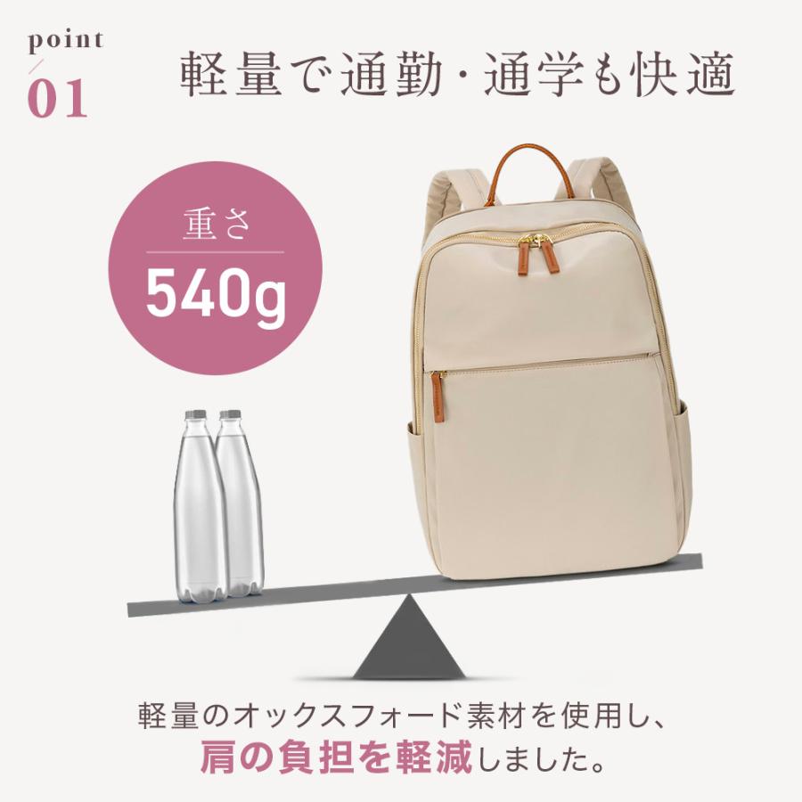  rucksack lady's light commuting going to school 50 fee business 40 fee stylish high capacity travel a4 personal computer pc nylon water-repellent largish 