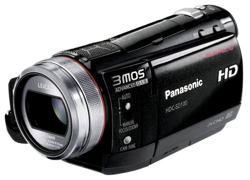 パナソニック ビデオカメラ HDC-SD100-K （ブラック） ビデオカメラ本体の商品画像