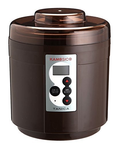 タニカ電器 KAMOSICO 醸壺 KS-12C （ブラウン） ヨーグルトメーカー 