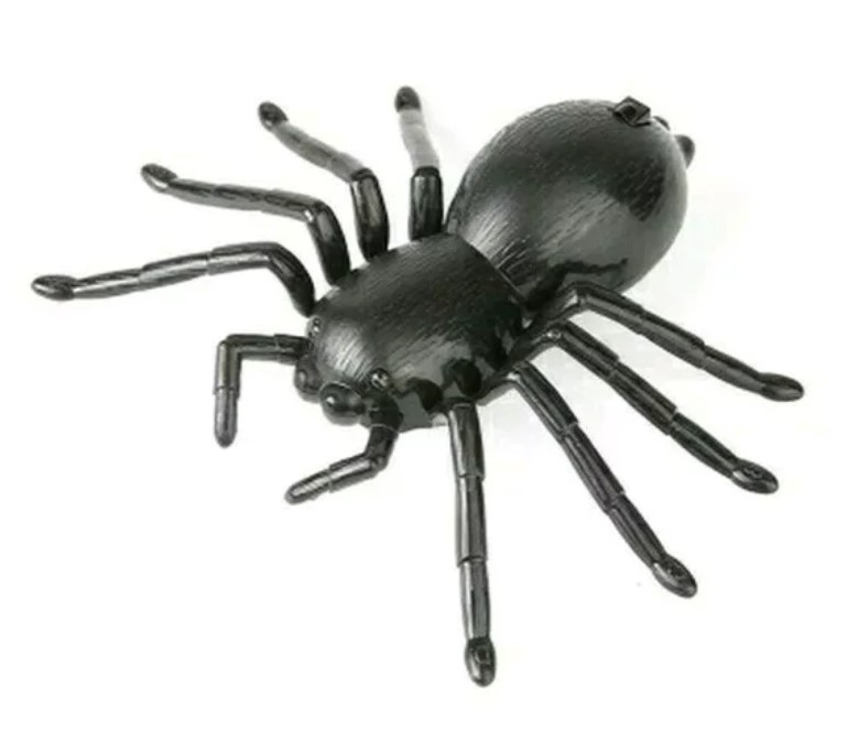  радиоконтроллер R/Ckmo чёрный (2039000322254Black) общая длина примерно 10cm Spider ....do сверло насекомое насекомое игрушка баловство товары настоящий инфракрасные лучи 