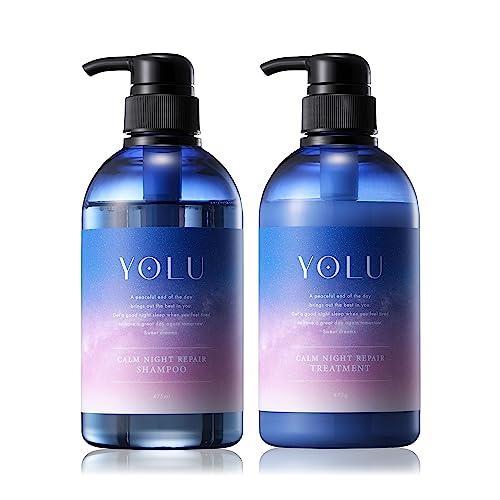 YOLU（リニューアル前）カームナイトリペア シャンプー＆トリートメント ポンプセット（475ml＋475g）×1個の商品画像
