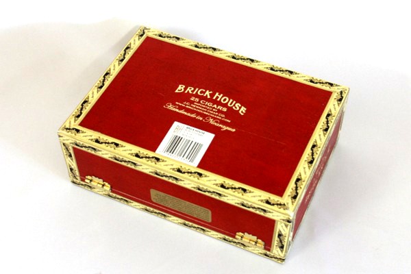  дерево коробка, сигара box : BRICK HOUSE ( красный ) cigar box