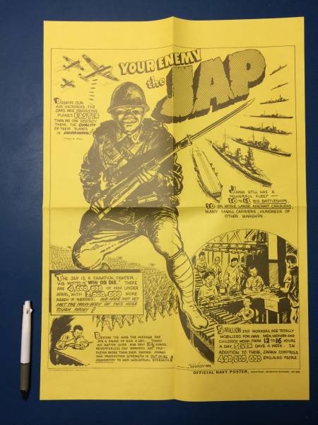  therefore understand 3 the US armed forces . day poster YOUR ENEMY JAP poster history goods history 