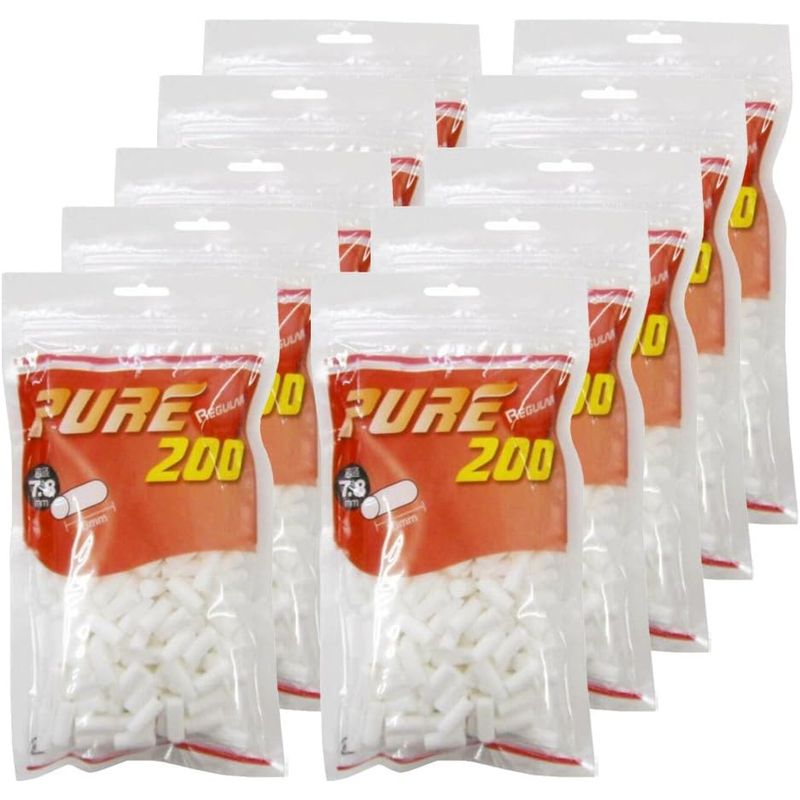 pure pure regular filter 200 piece entering ×10 piece pack hand winding cigarettes consumable goods 