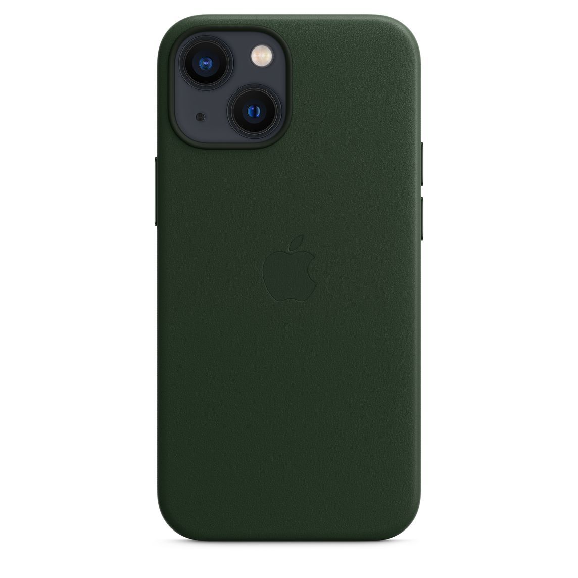 【新品】純正 iPhone 13 mini レザーケース・セコイアグリーン① Apple 純正 iPhone13 レザーケース セコイアグリーン MagSafe
