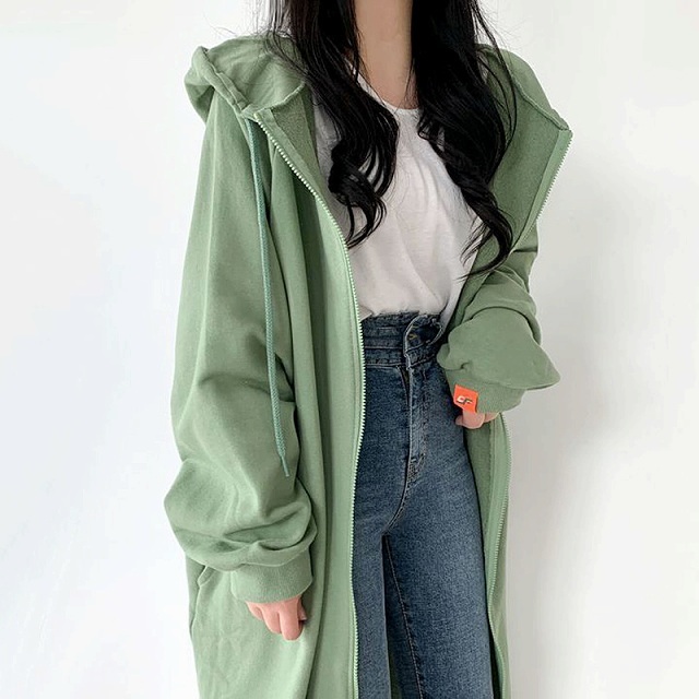 ジャケット ブルゾン フード付き ファーコート ジップ パーカー ロングパーカー スウェット フード 新発売の