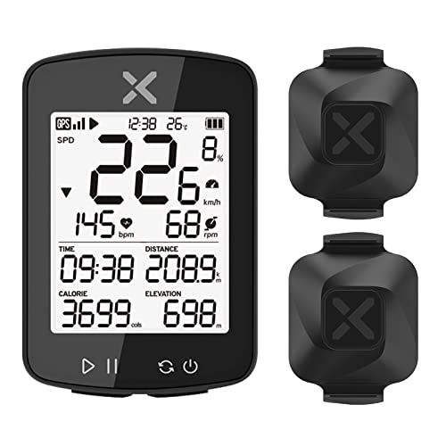 XOSS GPS cycle computer Speed Kei tens sensor set wireless Bluetooth ANT+ correspondence (G+2,Vortex 2pc