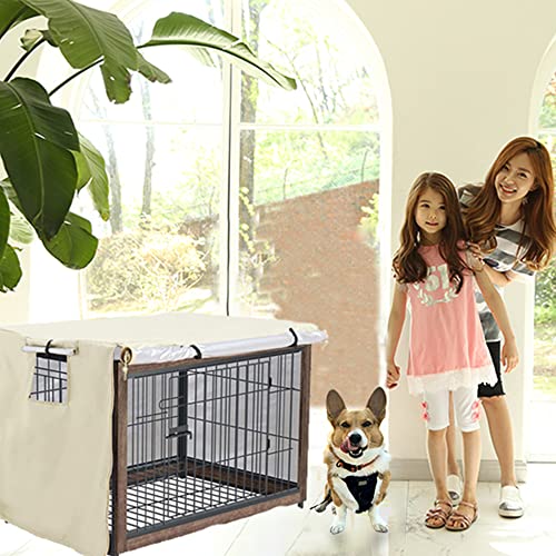 Pelconei dog. cage cover pet Circle cover dog for cage cover protection against cold summer ventilation washing with water possibility waterproof .. put on .. space making fastener attaching taking .