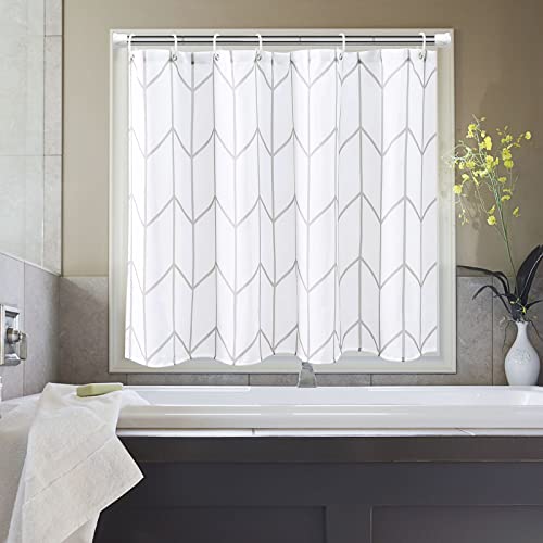 AooHome shower curtain small window eyes .. waterproof short . mold proofing unit bath bathroom window bath window 60cm height cafe curtain 100cm width divider 
