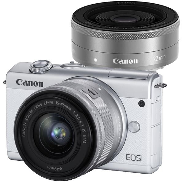 キヤノン EOS M200 ダブルレンズキット （ホワイト） EOS EOS M ミラーレス一眼カメラ - 最安値・価格比較 - Yahoo
