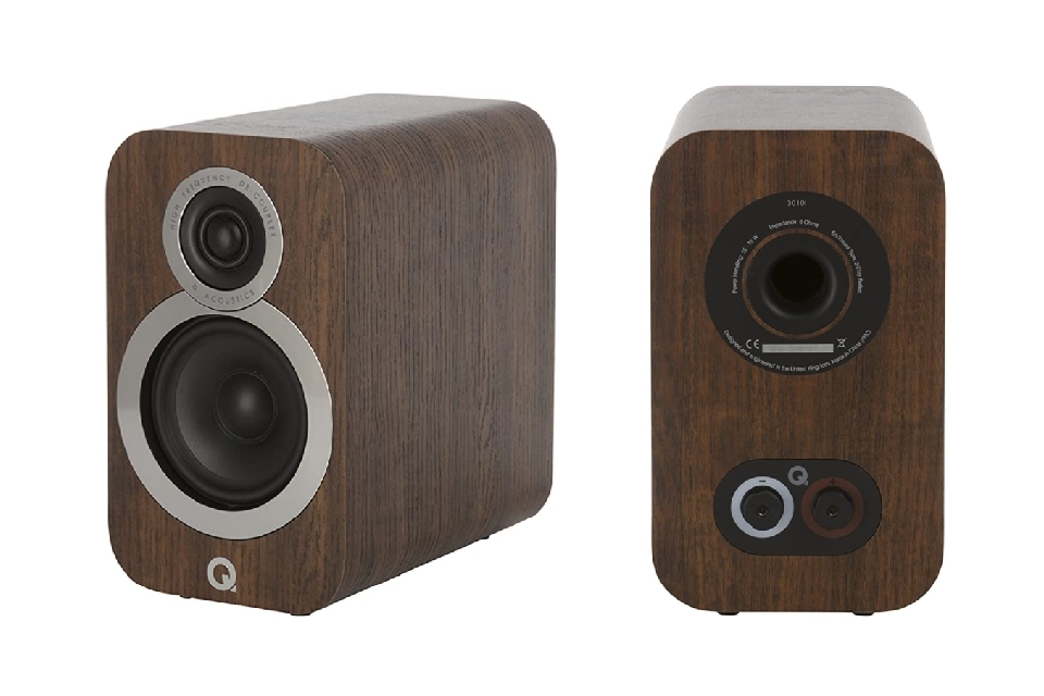 Q Acoustics 3010i 1 пара Walnut цвет книжная полка динамик 