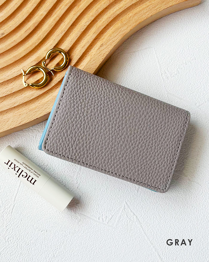  card-case lady's plain business card case a gate ALTROSE adult lovely simple plain handsome black imitation leather adult mat tea blue gray business card card 