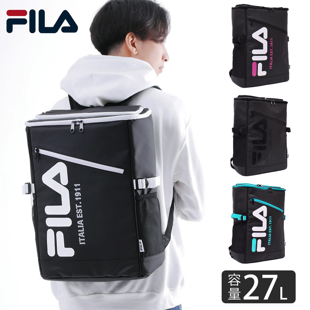 商店 リュック リュックサック バックパック フィラ Fila 大容量 メンズ レディース おしゃれ ブランド 黒 通勤 通学 27l Whitesforracialequity Org
