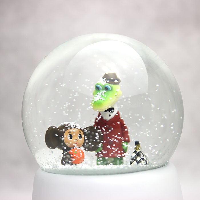 超希少 チェブラーシカ生誕50周年記念 1050個限定シリアル入り スノードーム 超希少 チェブラーシカ生誕50周年記念 1050個限定シリアル入り