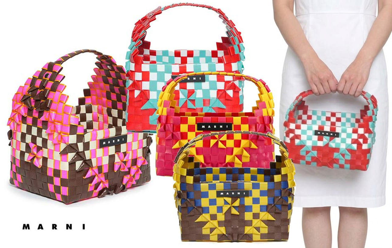MARNI》彩りで魅せる マイクロバスケットバッグ特集