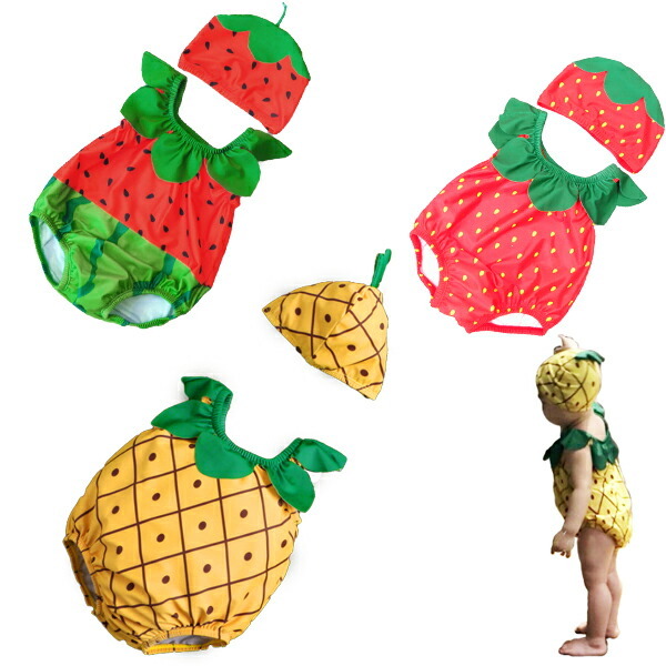  фрукты дизайн плавание одежда детский купальный костюм мужчина девочка плавание одежда ребенок Kids baby 70/80 кошка pohs рейс. бесплатная доставка 