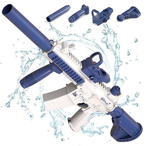 Goodmood water pistol electric water gun electric electromotive ream . water pistol water pistol M416 high speed ream departure super powerful . distance approximately 10-15m 500mL large shape 