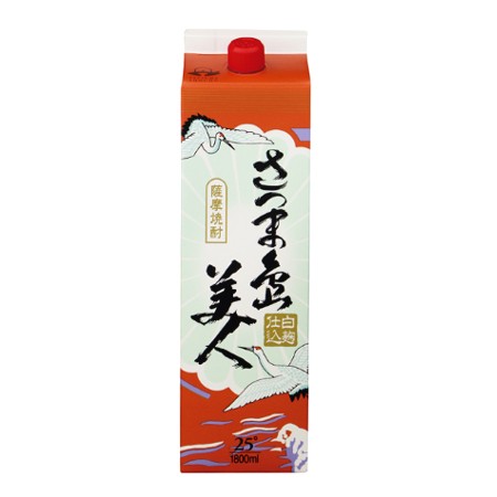 芋焼酎 さつま島美人 25度 1.8L × 6本 紙パックの商品画像