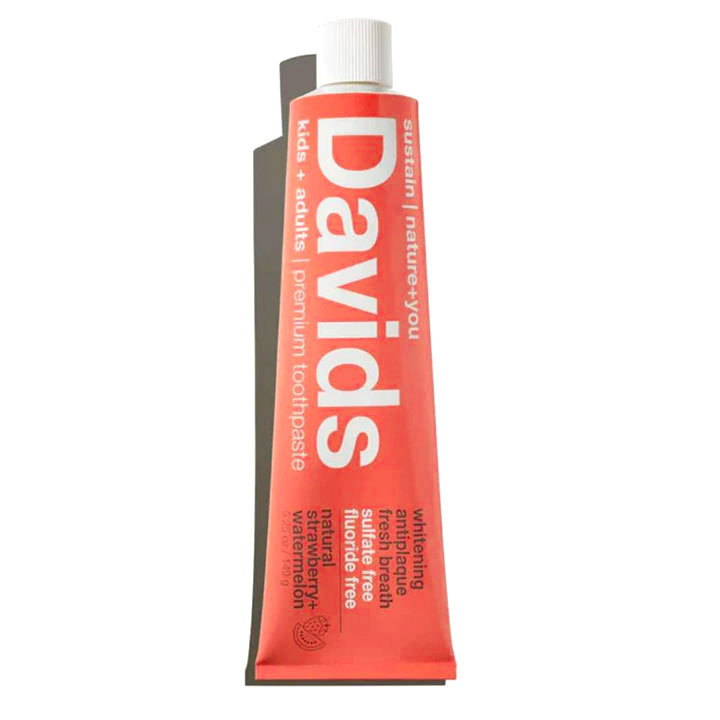 Davids Davids ホワイトニング トゥースペースト ストロベリースイカ 149g×1本 歯磨き粉の商品画像