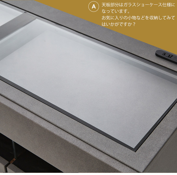  living board sideboard cabinet stylish storage middle board display storage glass showcase width 110cm