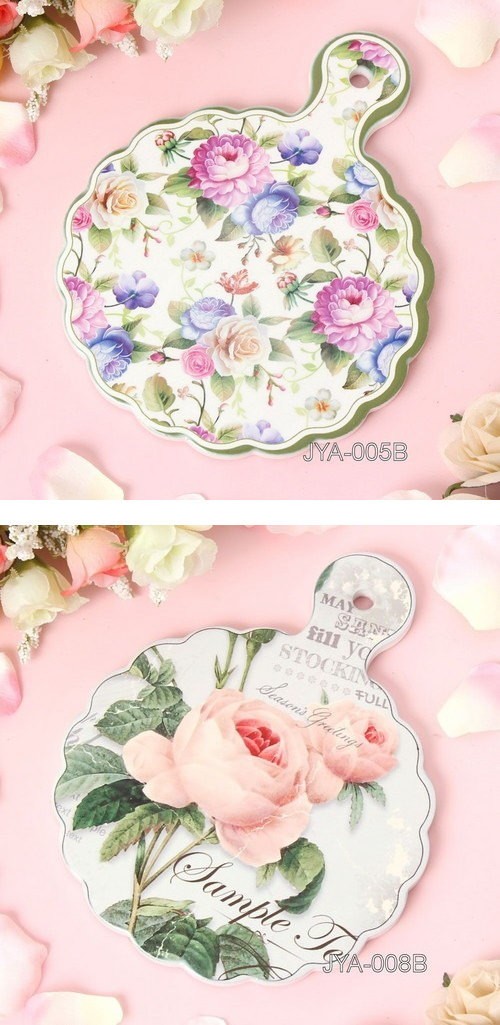 出荷 鍋敷き トリベット かわいい おしゃれ 花柄 ローズ柄 薔薇雑貨 姫系雑貨 Shipsctc Org